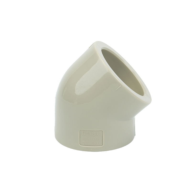 β--PPH 45 graders albue termofusjonssokkeltilpasning 1,6 MPa